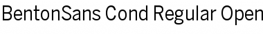 BentonSans Cond Regular Font