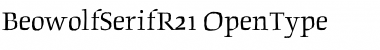 Beowolf SerifR21 Font