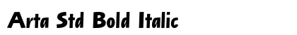 Arta Std Bold Italic