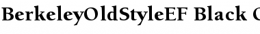 BerkeleyOldStyleEF Black Font