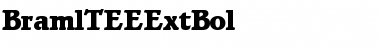 BramlTEEExtBol Regular Font