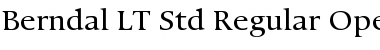 Download Berndal LT Std Regular Font