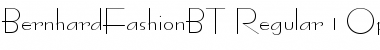 Bernhard Fashion Font