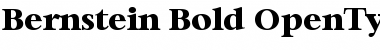 Bernstein-Bold Regular Font