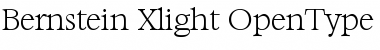 Bernstein-Xlight Regular Font