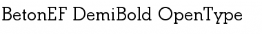 BetonEF DemiBold Font