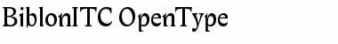 Biblon ITC Font