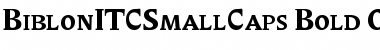 Biblon ITC SmallCaps Bold Font