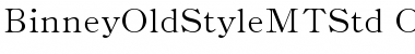 Download Binny Old Style MT Std Font
