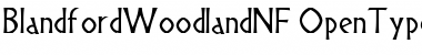 Blandford Woodland NF Font
