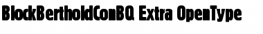 Block Berthold BQ Regular Font