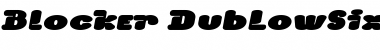 Blocker DubLowSix Font