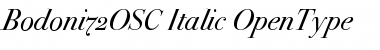 Bodoni72OSC Font