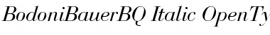 Bodoni Bauer BQ Font