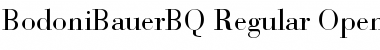 Download Bodoni Bauer BQ Font