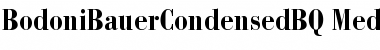 Bodoni Bauer BQ Regular Font