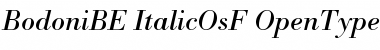 Bodoni BE Font