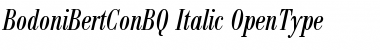 Bodoni Berthold Condensed BQ Font