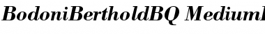 Bodoni Berthold BQ Regular Font