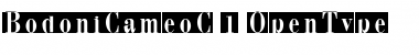 BodoniCameoC Font