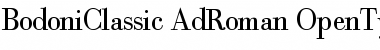 BodoniClassic AdRoman Font