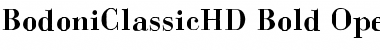 BodoniClassicHD Bold Font