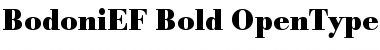BodoniEF Bold Font