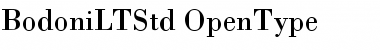 Bodoni LT Std Font