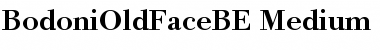 Bodoni Old Face BE Medium Font