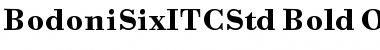 Bodoni Six ITC Std Bold Font