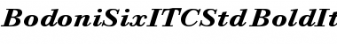 Bodoni Six ITC Std Font