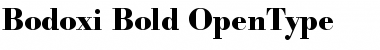 Bodoxi-Bold Regular Font