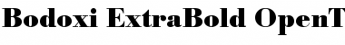 Bodoxi-ExtraBold Regular Font