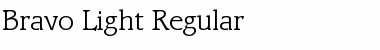 Bravo-Light Regular Font