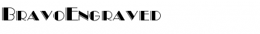 BravoEngraved Regular Font