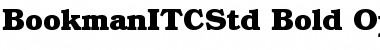 Bookman ITC Std Bold Font