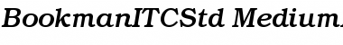 Bookman ITC Std Font