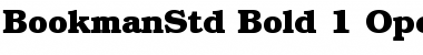 ITC Bookman Std Font