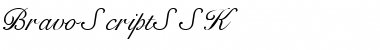 BravoScriptSSK Regular Font