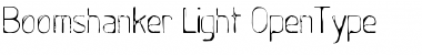 Boomshanker Light Font