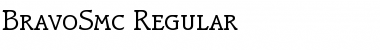 BravoSmc Regular Font BravoSmc Regular Font