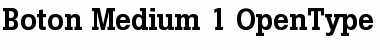 Boton Medium Font