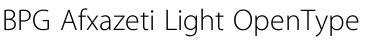 BPG Afxazeti Light Font