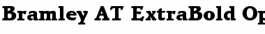 Bramley AT ExtraBold Font