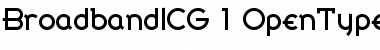 BroadbandICG Font