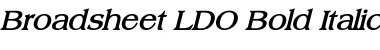 Download Broadsheet LDO Font
