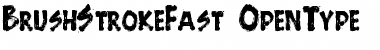 Brush StrokeFast Font