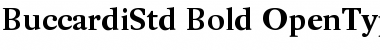 Buccardi Std Bold Font