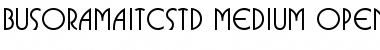 Download Busorama ITC Std Font