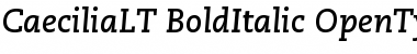 PMN Caecilia LT 76 Bold Italic Font